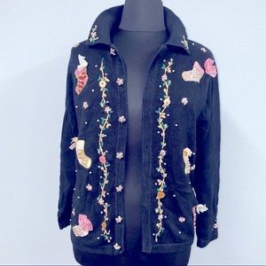 Women’s Victoria Jones Christmas sweater sz L